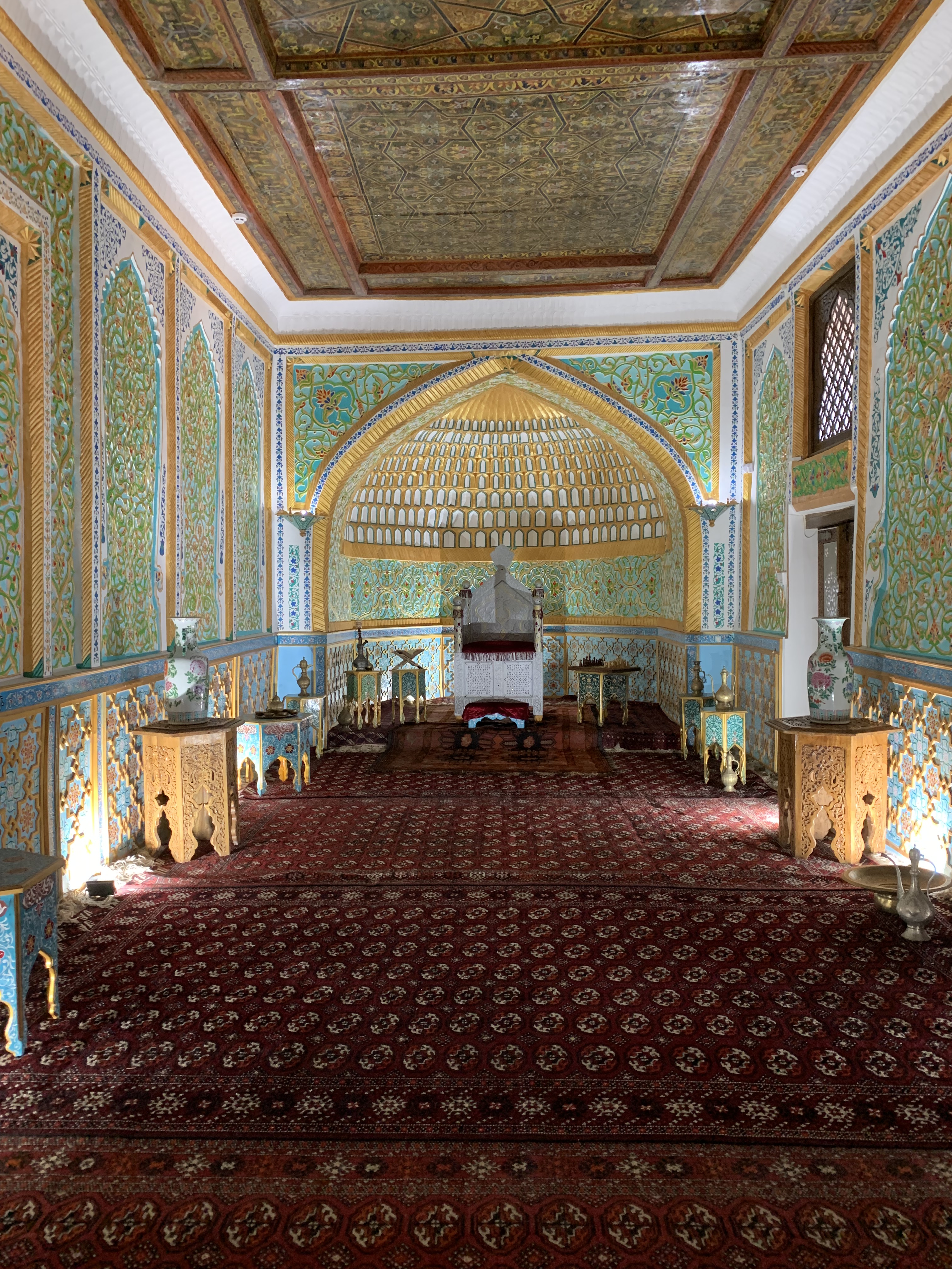 Khiva throne room