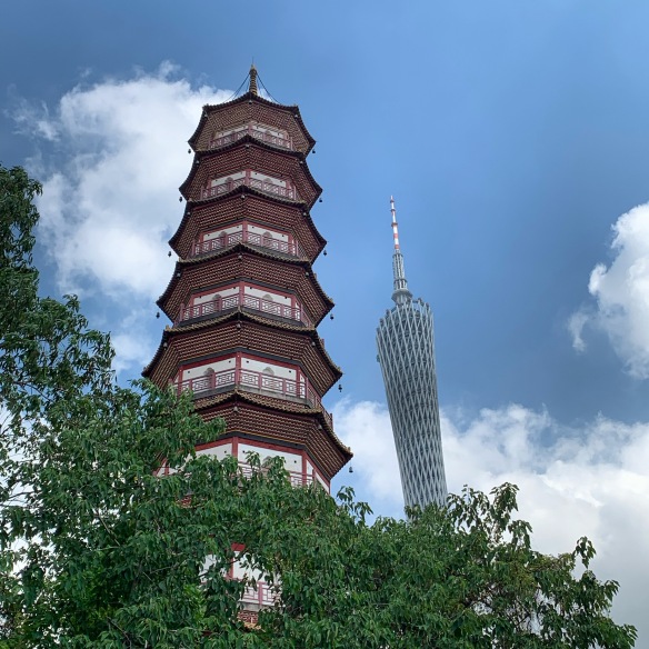 Chigang Pagoda + Canton Tower
