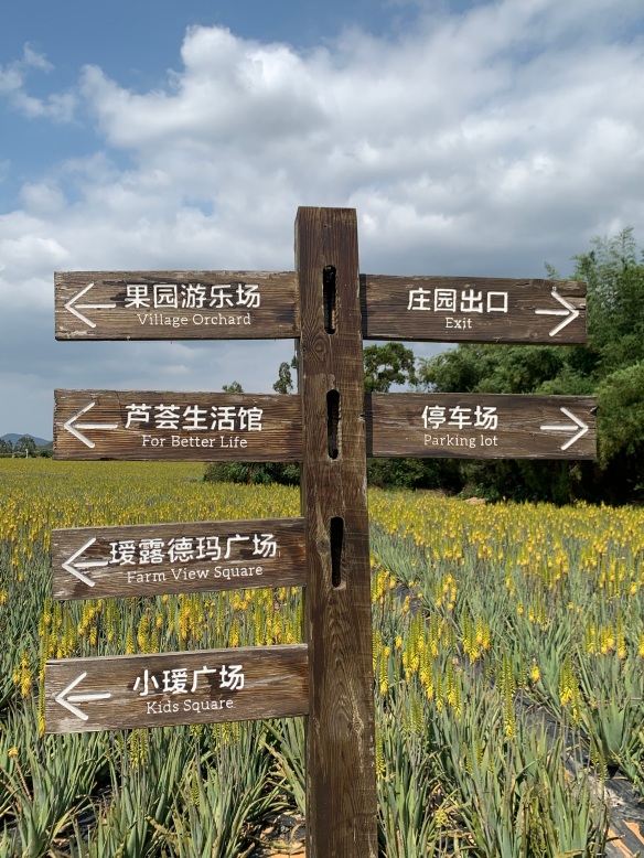 Directional sign including an arrow pointing to "For Better Life"