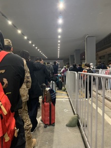 Testing line at Xi'an airport