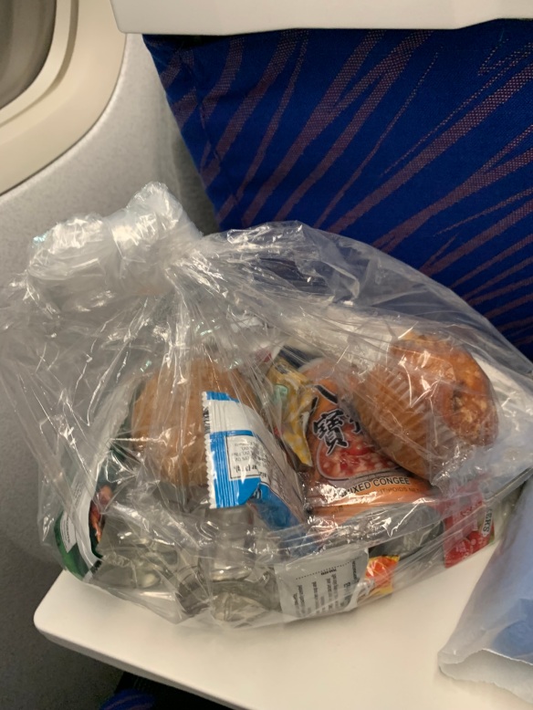 Bag full of snacks