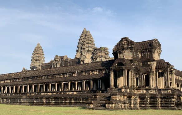 outer view of terraces of Angkor Wat